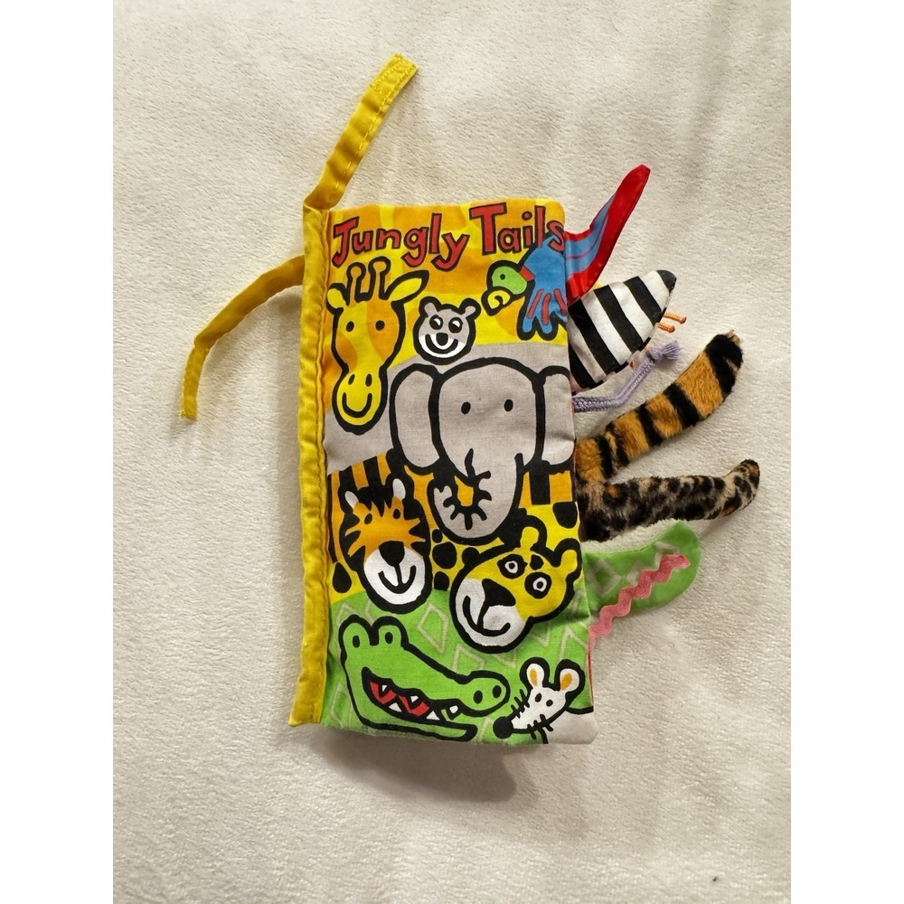 Jungly Tails‎ - Soft Crinkle Baby Book - Jellycat